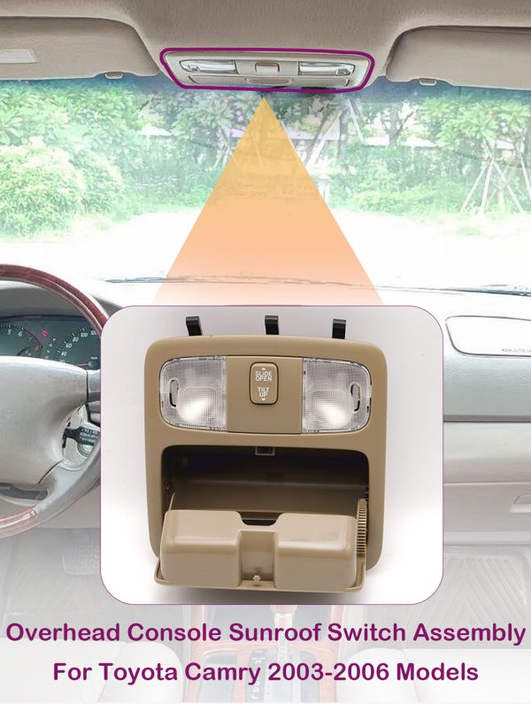 Overhead Console  For Toyota Camry 2003-2006 - Image 3