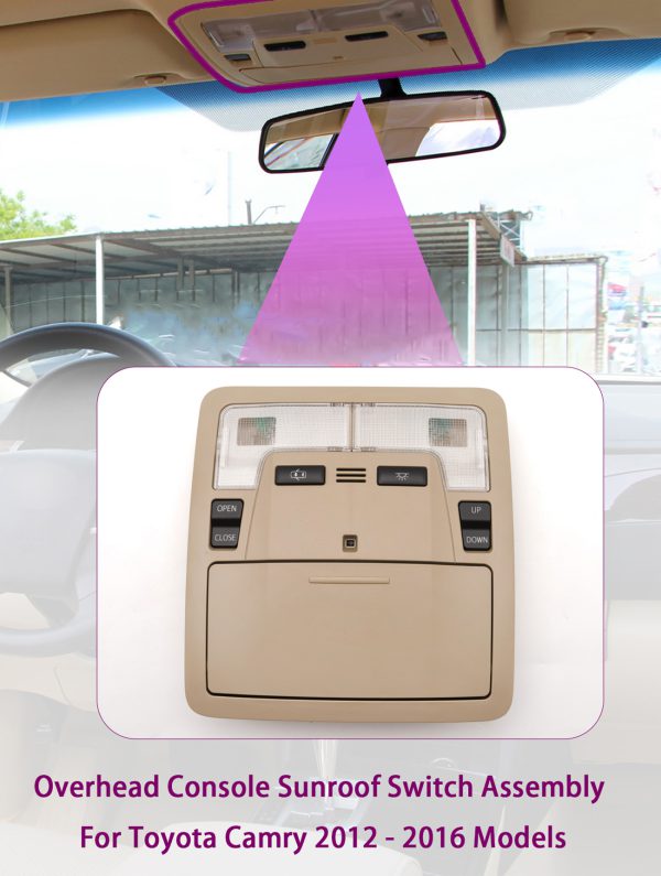 Overhead Console For Toyota Camry 2012-2016 - Image 4
