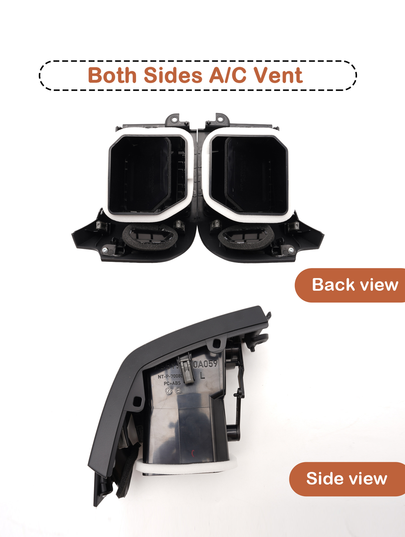 Air Vent For Mitsubishi Pajero V93V97 2007-2022 - Image 5