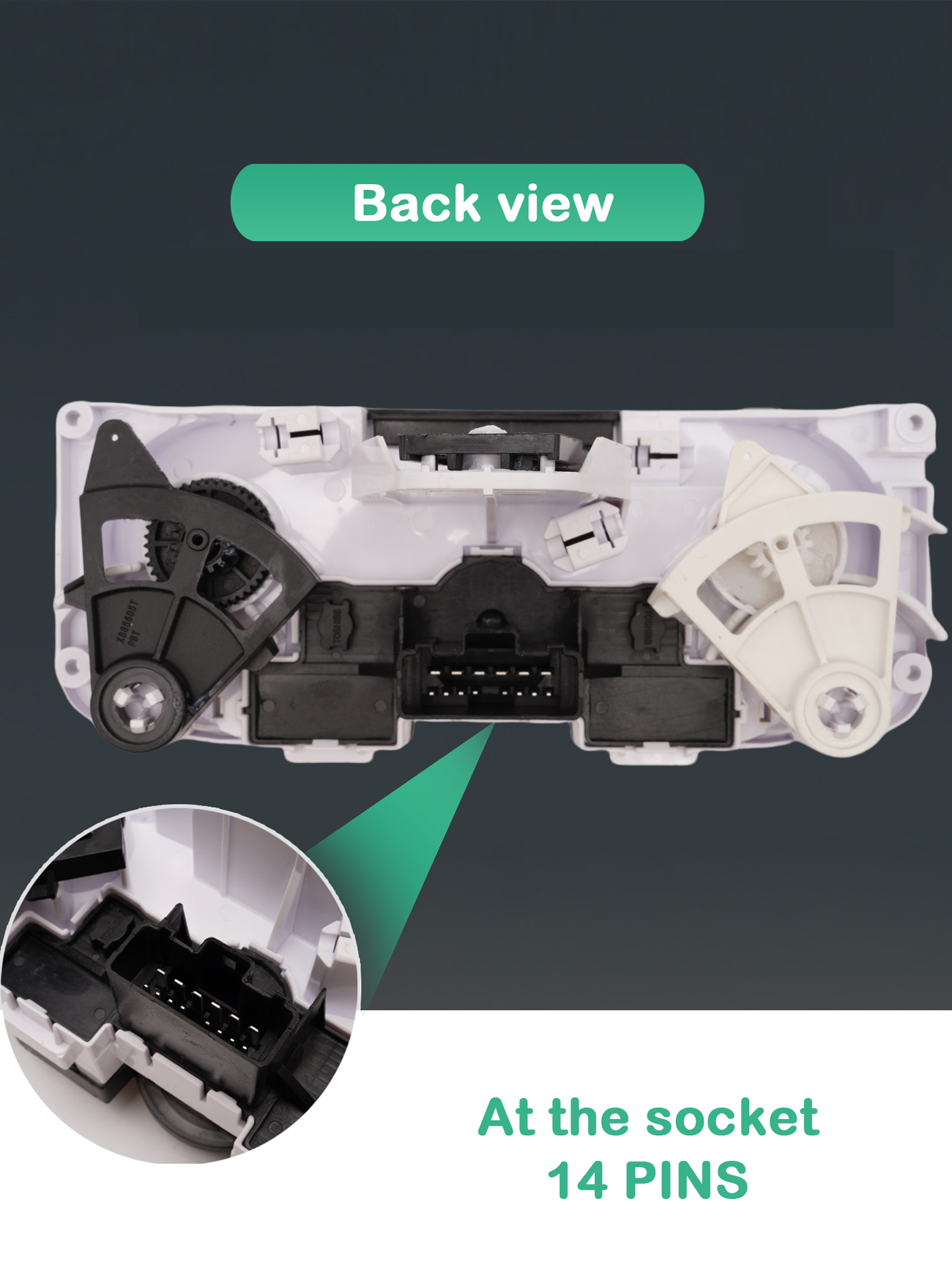 For Nissan Versa 2007-2011 Climate Control Panel - Image 4